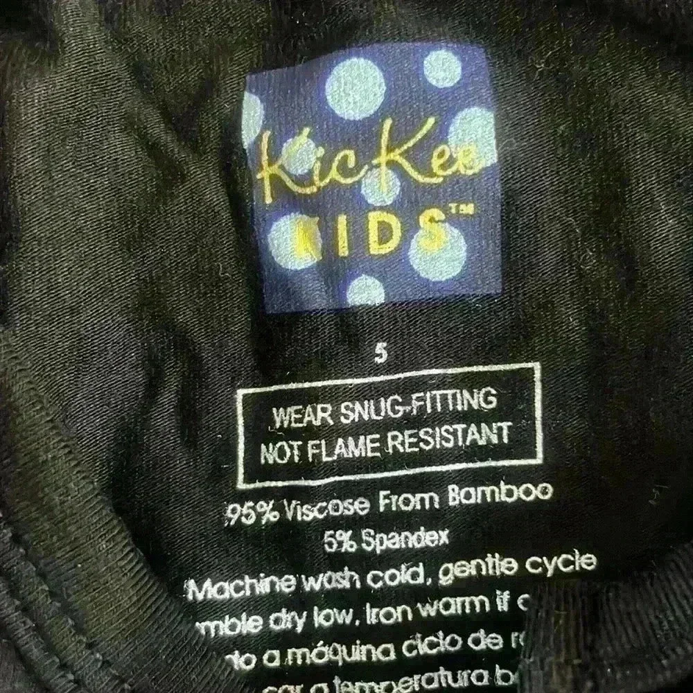 NWT black Kickee Pants Snap Footie bamboo pajamas